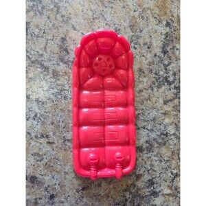 TMNT TEENAGE MUTANT NINJA TURTLES 1989 TECHNODROME RED BED ACCESSORY EX COND